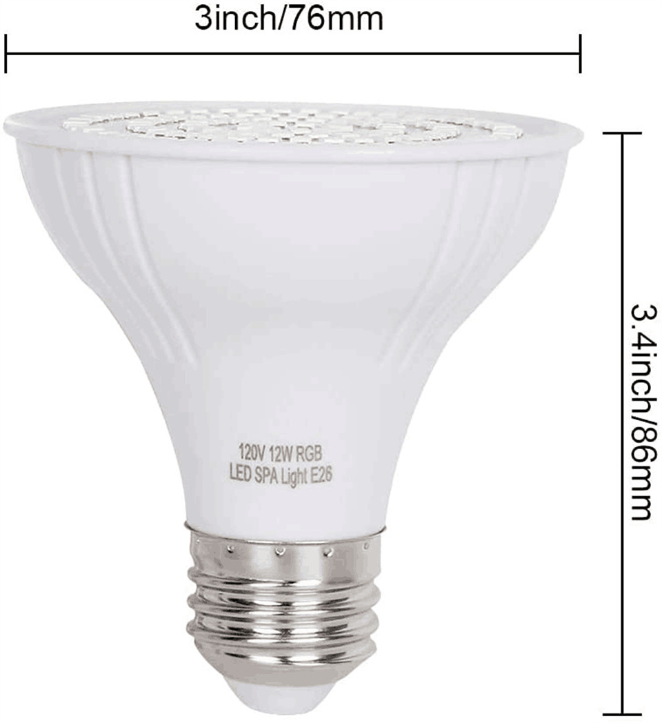 RGB LED Zwembad Licht E27 E26  - Xy Spa & Wellness recensie en prijs