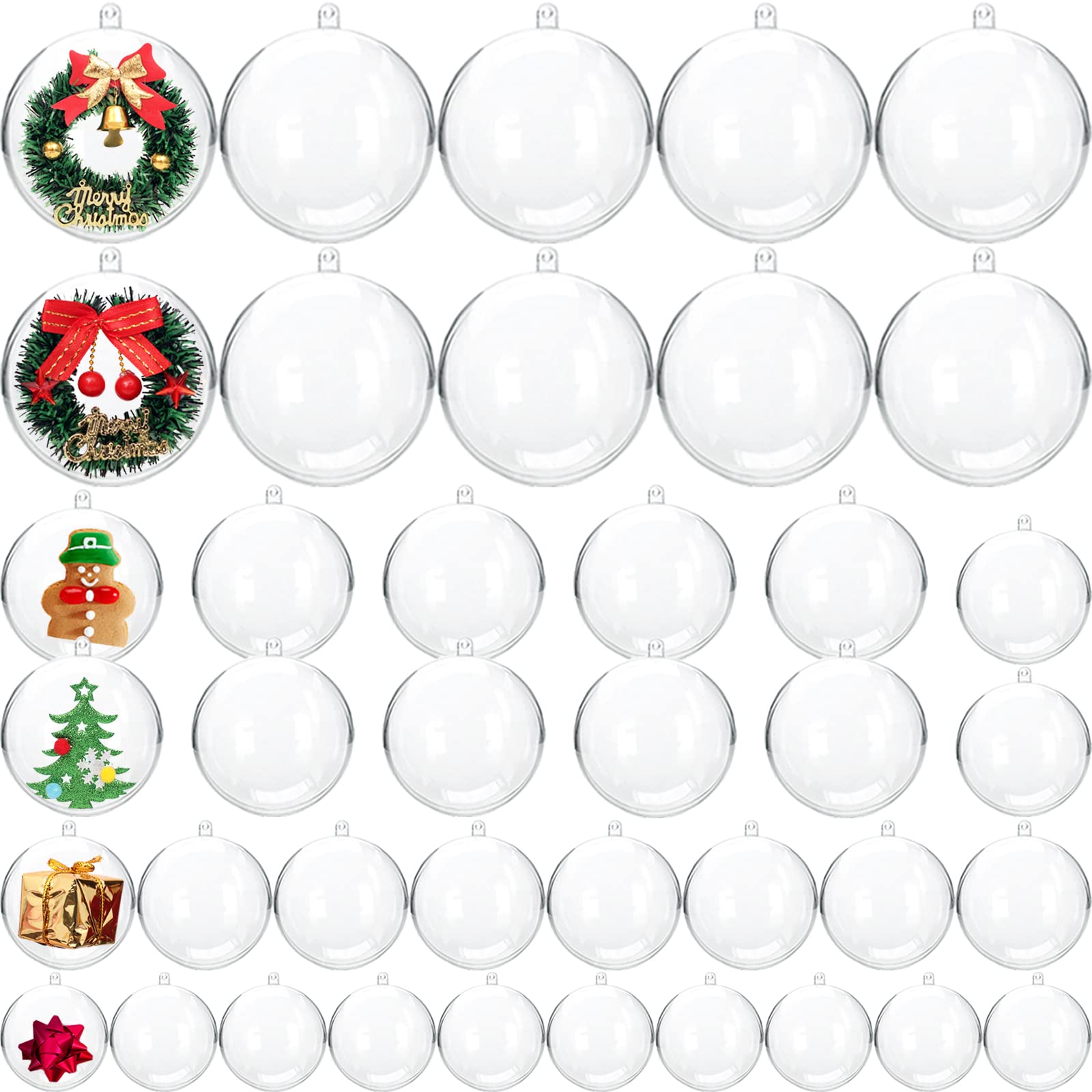 Clear Plastic Ornamenten Balle - Bath Bomb Mold recensie en prijs
