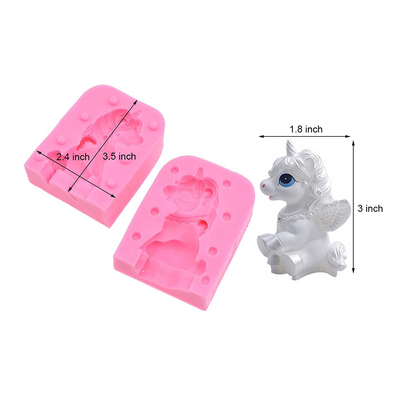 3d Eenhoorn Siliconen Fondant  - Bath Bomb Mold recensie en prijs